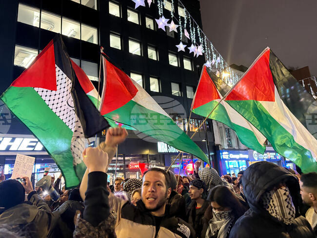 Britain Israel Palestinians Protest