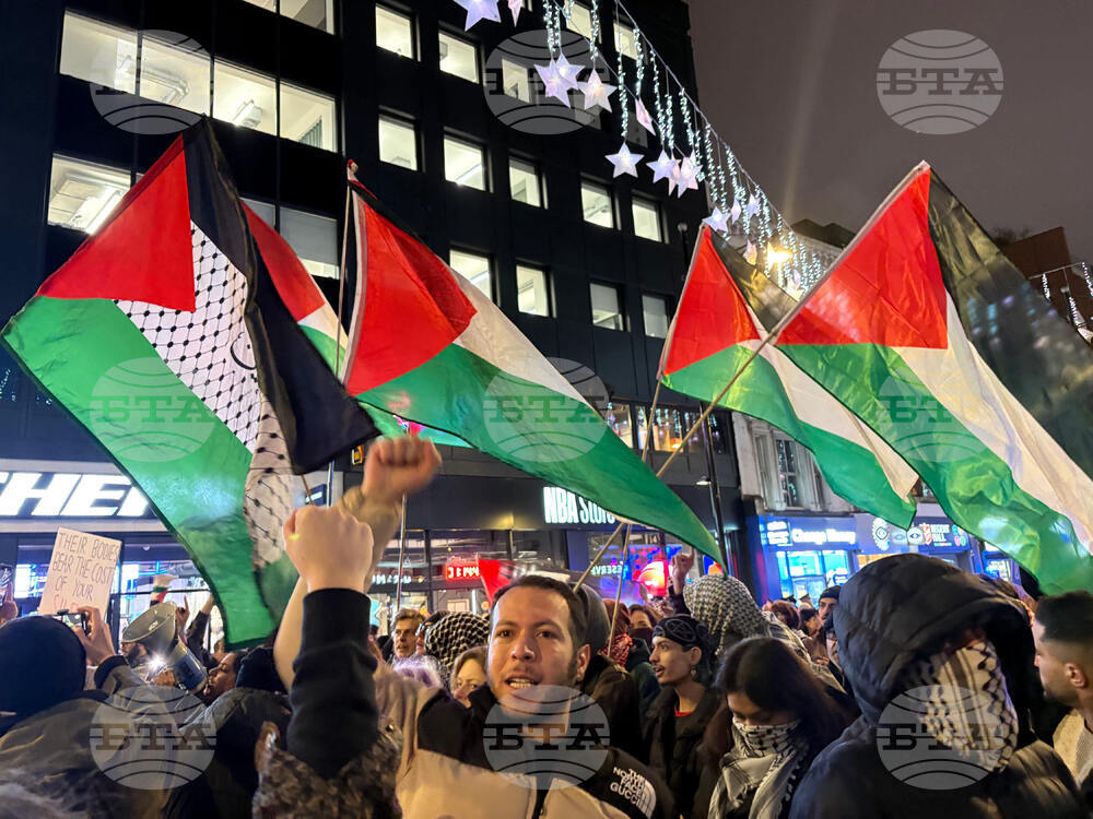 Britain Israel Palestinians Protest