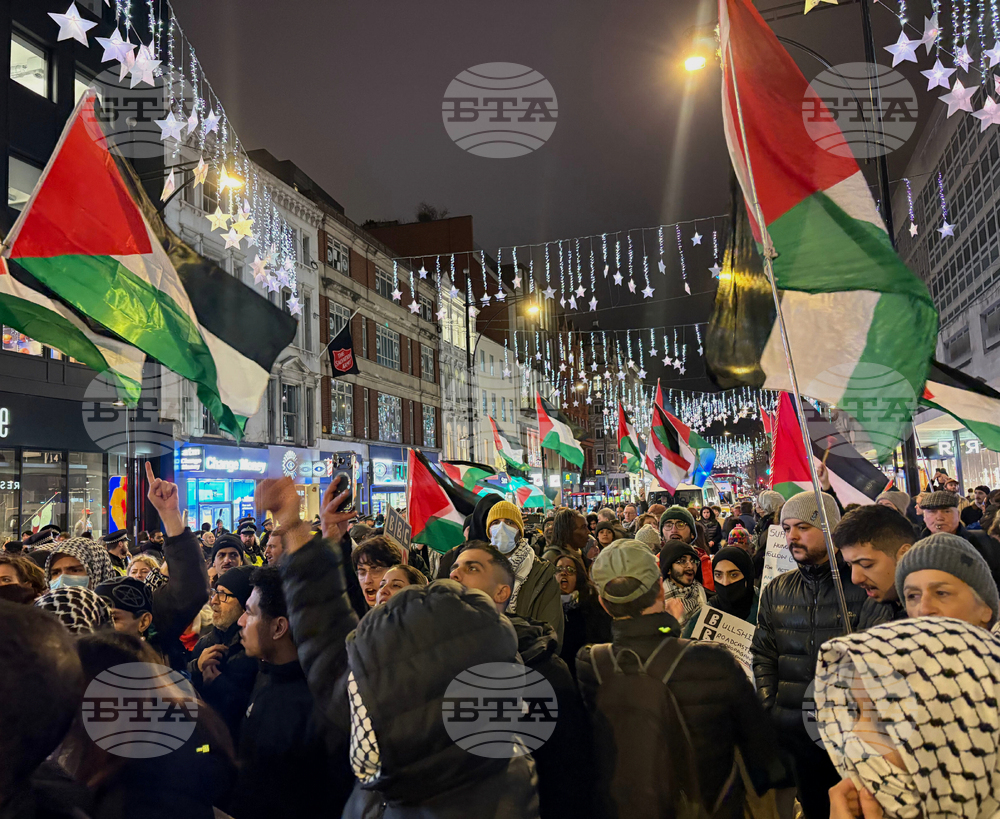 Britain Israel Palestinians Protest