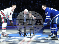 Blackhawks Maple Leafs Hockey