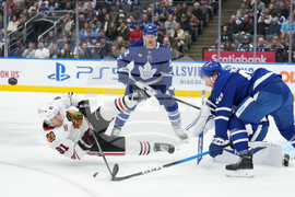 Blackhawks Maple Leafs Hockey