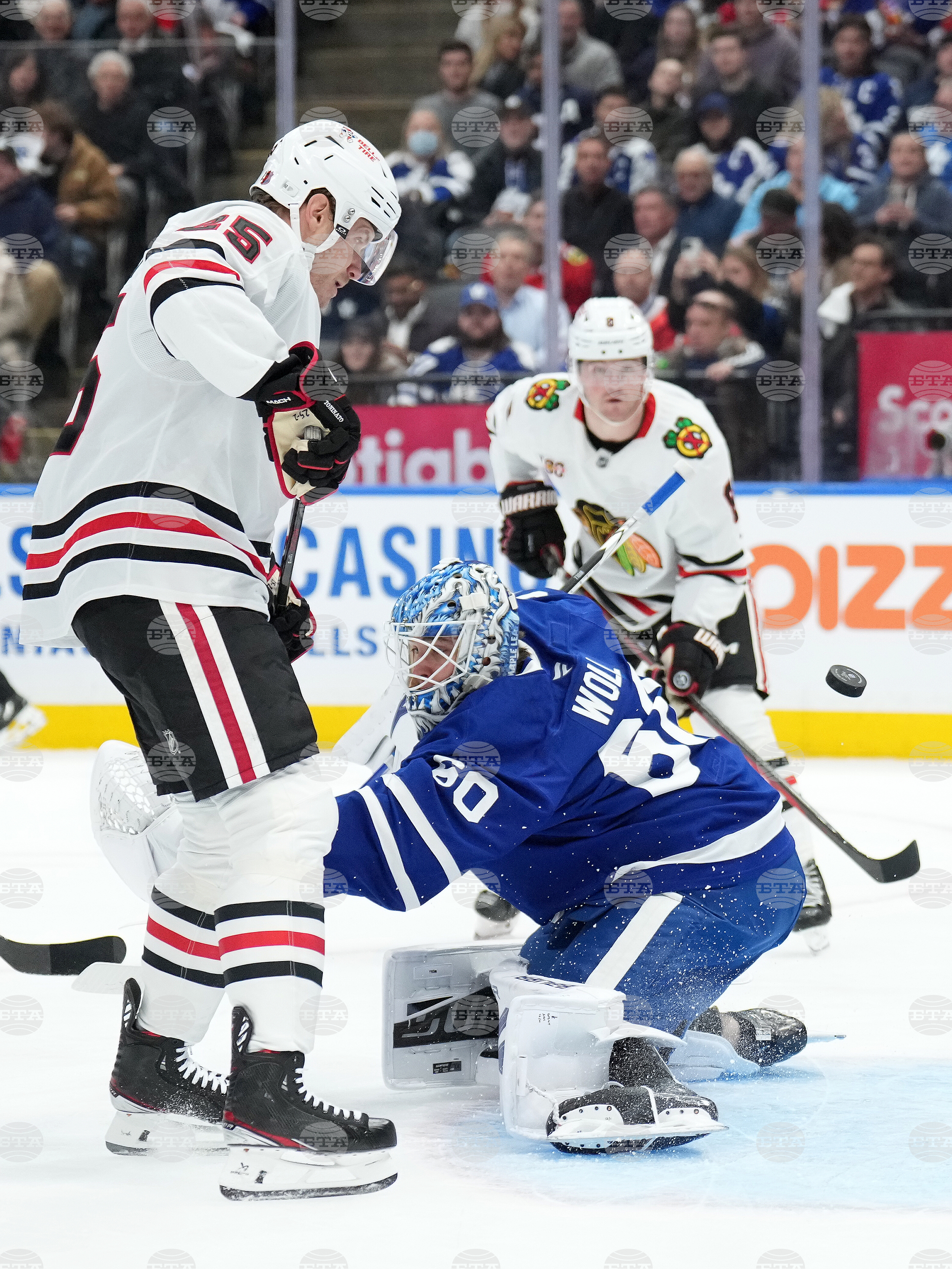 Blackhawks Maple Leafs Hockey