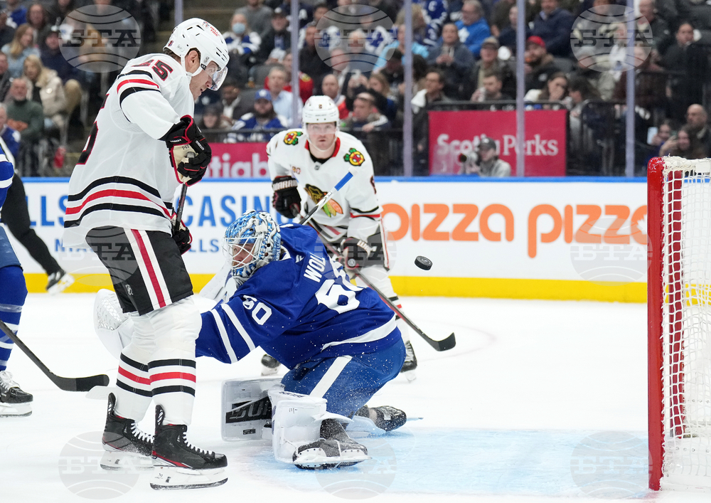 Blackhawks Maple Leafs Hockey