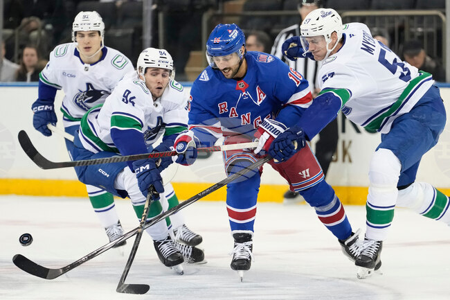 Canucks Rangers Hockey