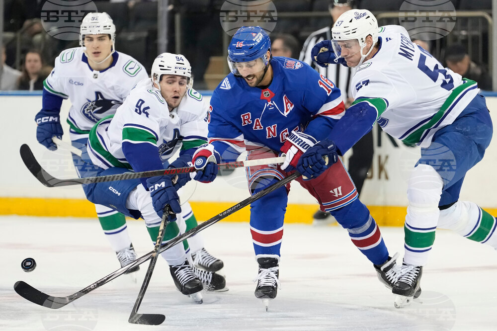 Canucks Rangers Hockey