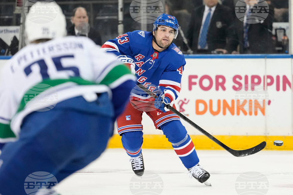 Canucks Rangers Hockey