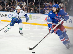 Canucks Rangers Hockey