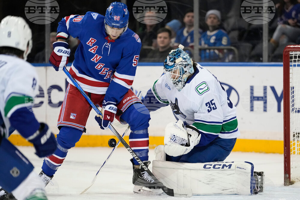 Canucks Rangers Hockey