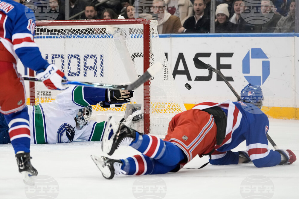 Canucks Rangers Hockey