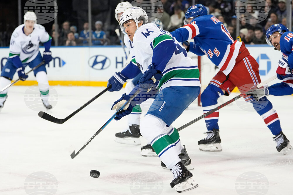 Canucks Rangers Hockey