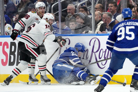 Blackhawks Maple Leafs Hockey