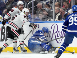 Blackhawks Maple Leafs Hockey