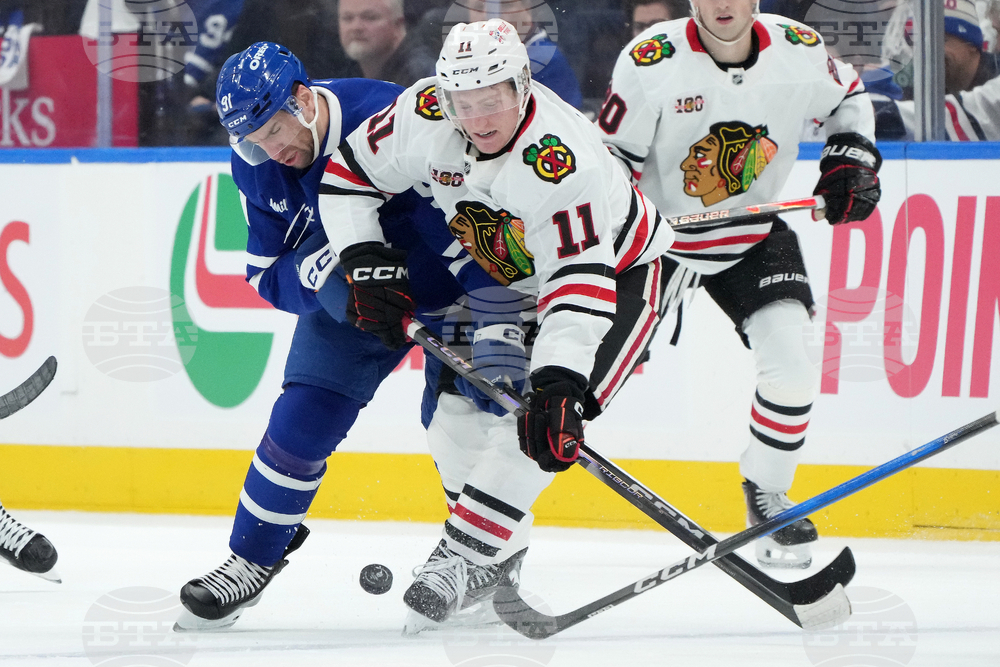 Blackhawks Maple Leafs Hockey