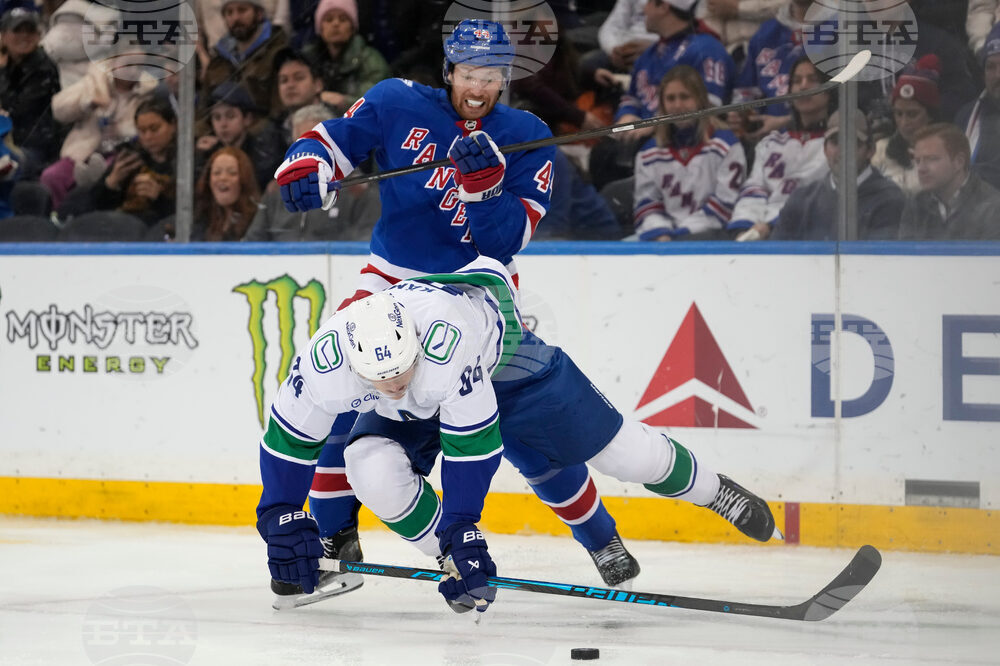 Canucks Rangers Hockey