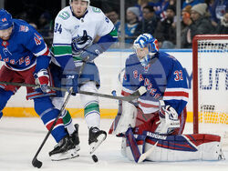 Canucks Rangers Hockey