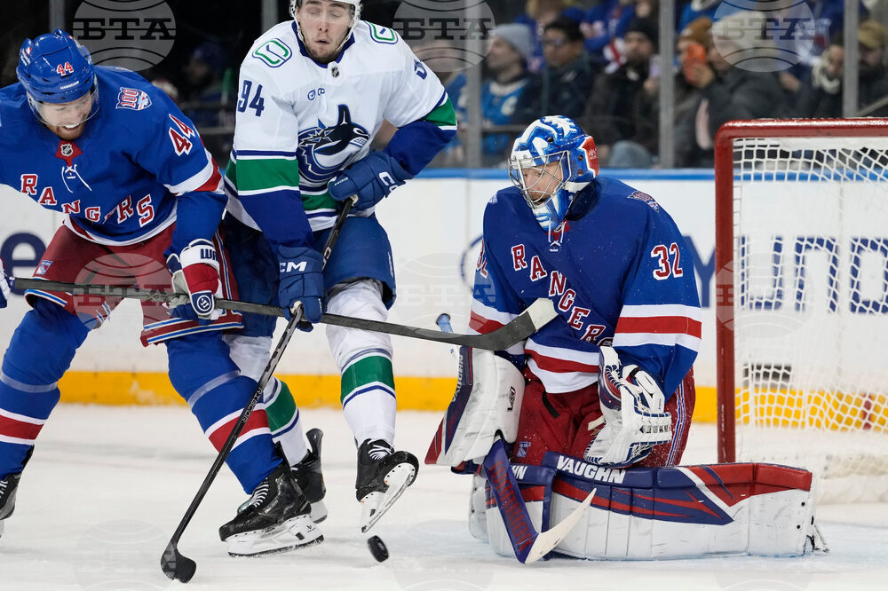 Canucks Rangers Hockey