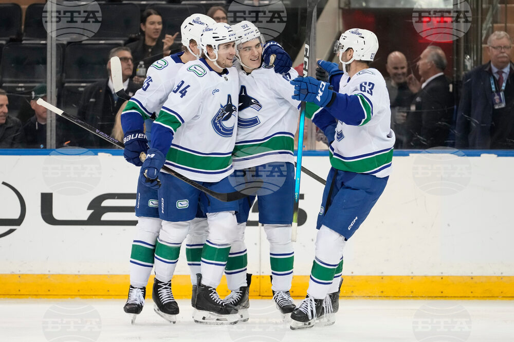 Canucks Rangers Hockey