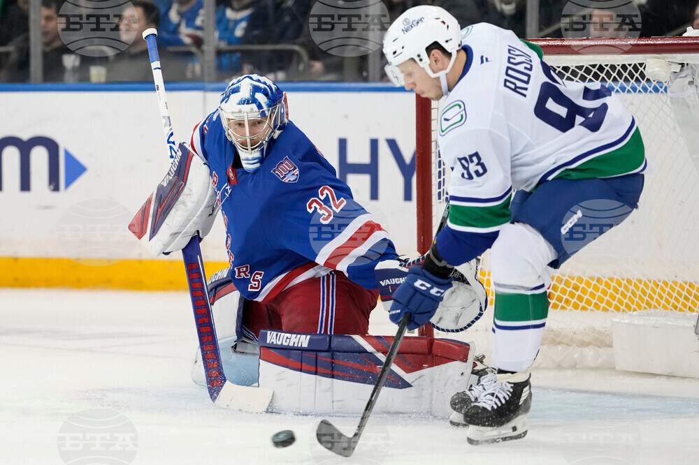 Canucks Rangers Hockey