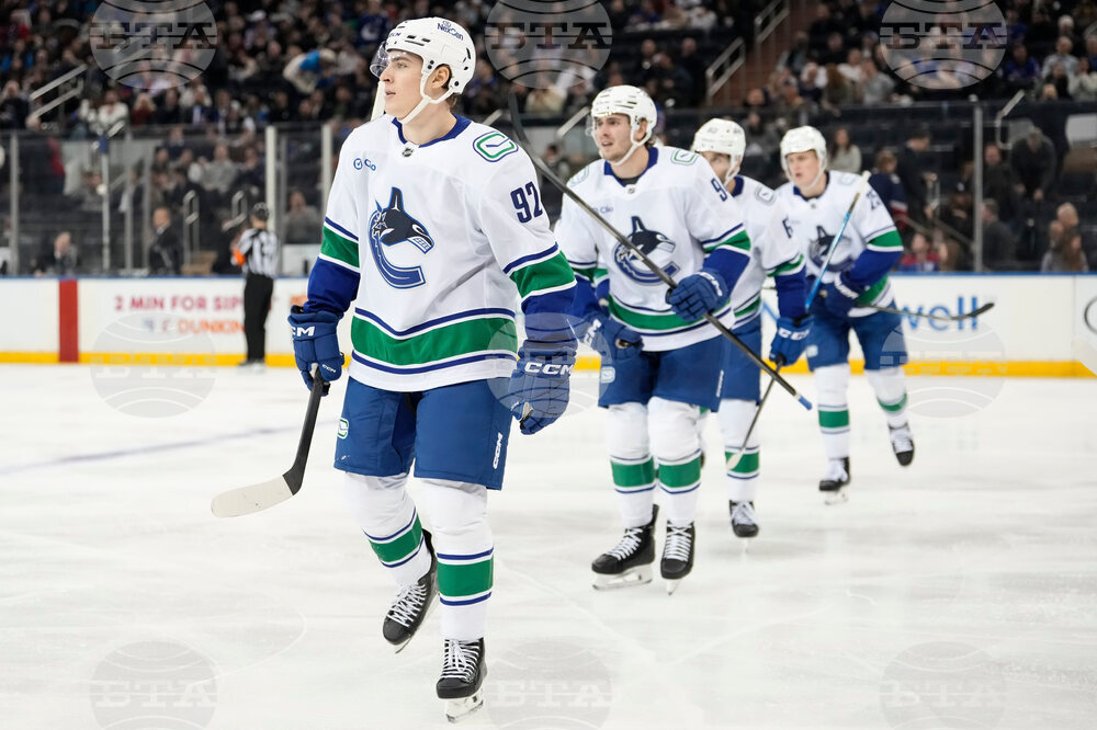 Canucks Rangers Hockey