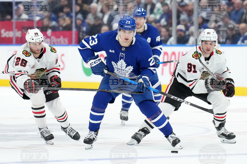 Blackhawks Maple Leafs Hockey
