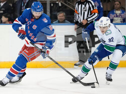 Canucks Rangers Hockey