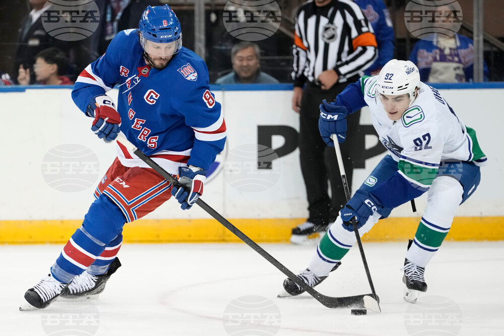 Canucks Rangers Hockey