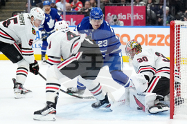 Blackhawks Maple Leafs Hockey