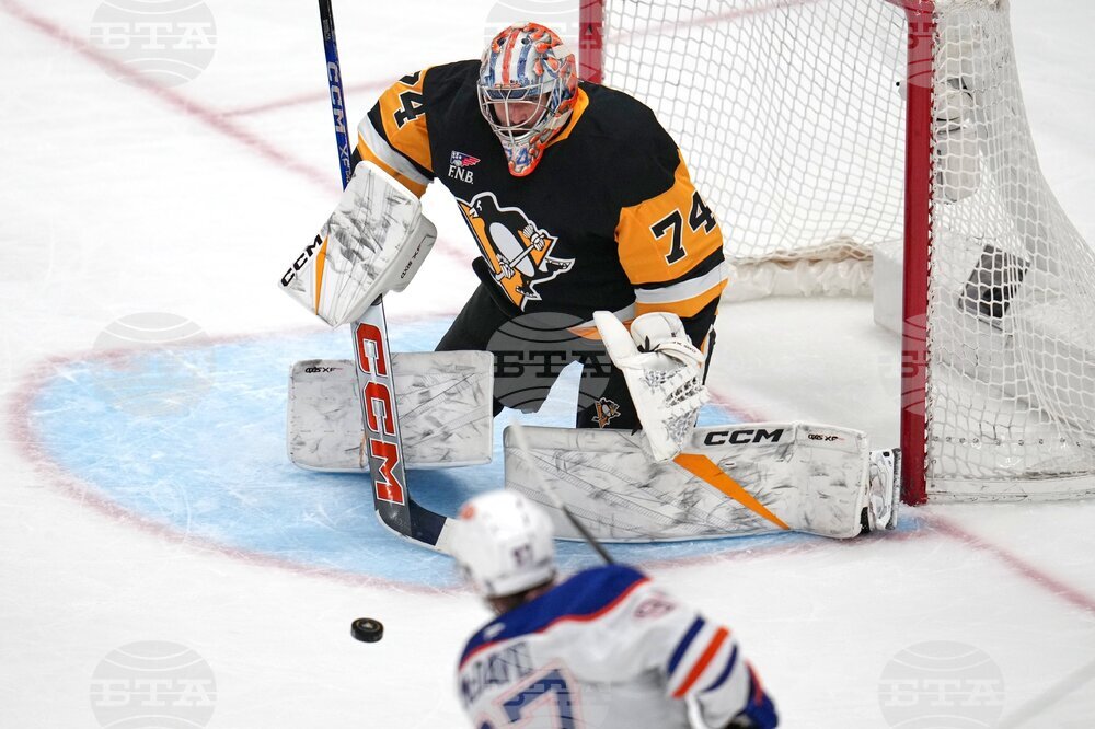 Oilers Penguins Hockey