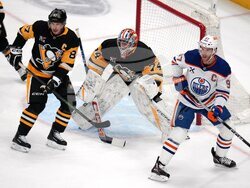 Oilers Penguins Hockey