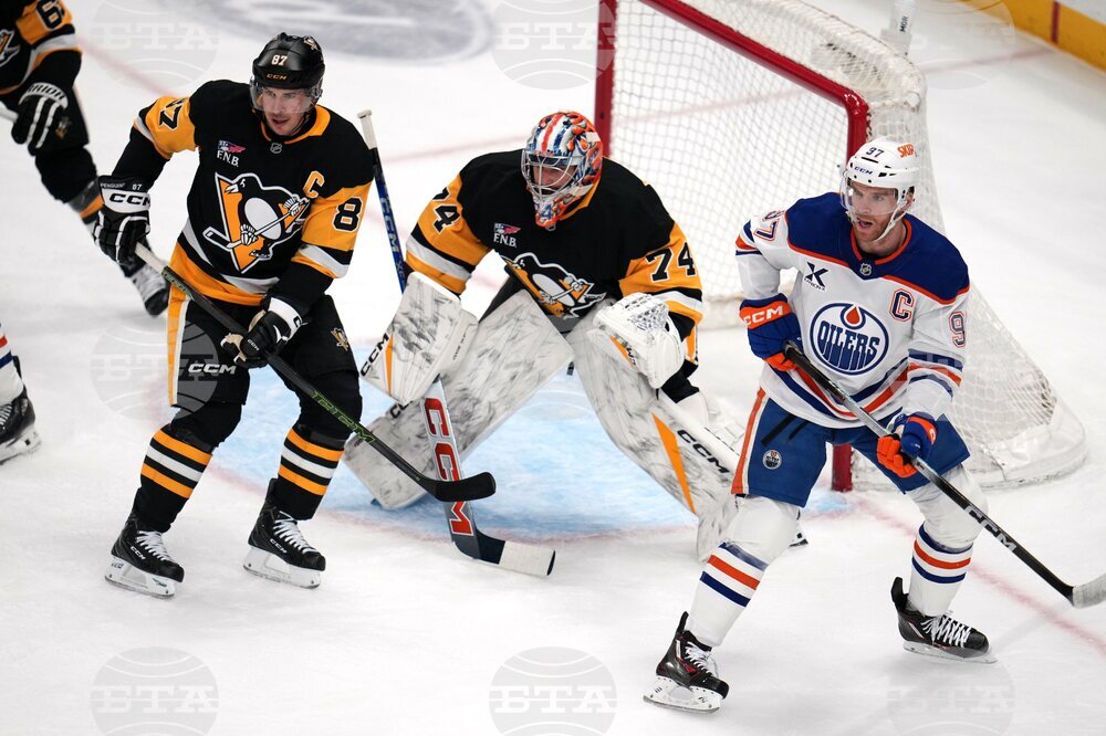 Oilers Penguins Hockey