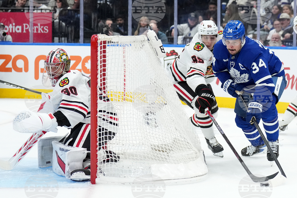 Blackhawks Maple Leafs Hockey