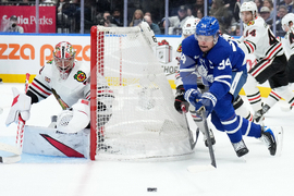 Blackhawks Maple Leafs Hockey