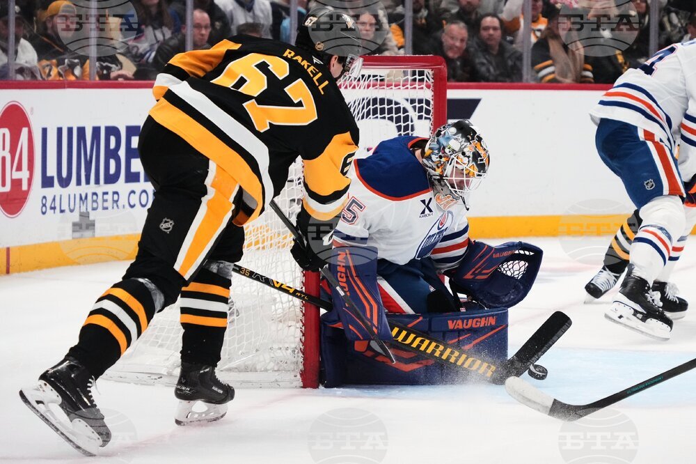 Oilers Penguins Hockey