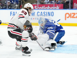 Blackhawks Maple Leafs Hockey