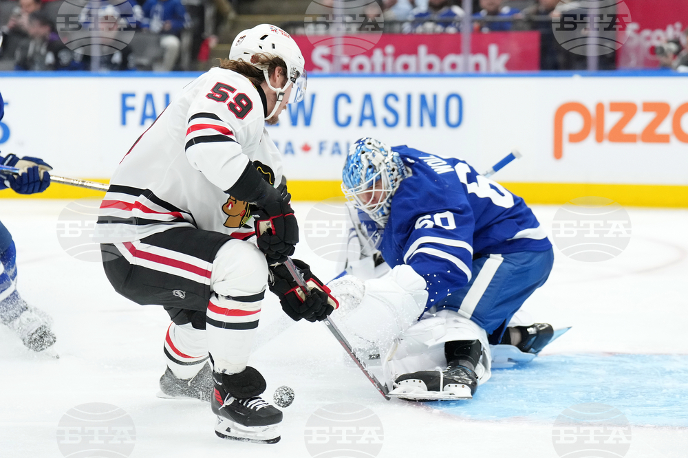 Blackhawks Maple Leafs Hockey