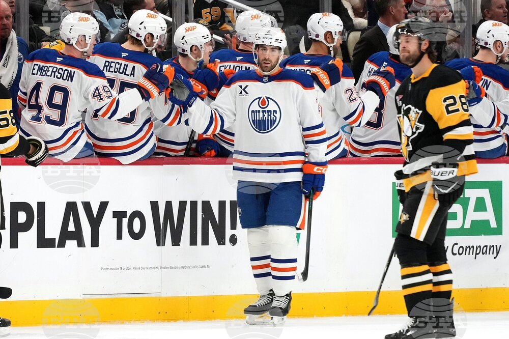Oilers Penguins Hockey