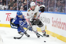 Blackhawks Maple Leafs Hockey