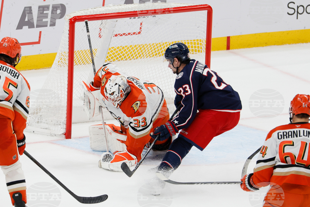 Ducks Blue Jackets Hockey