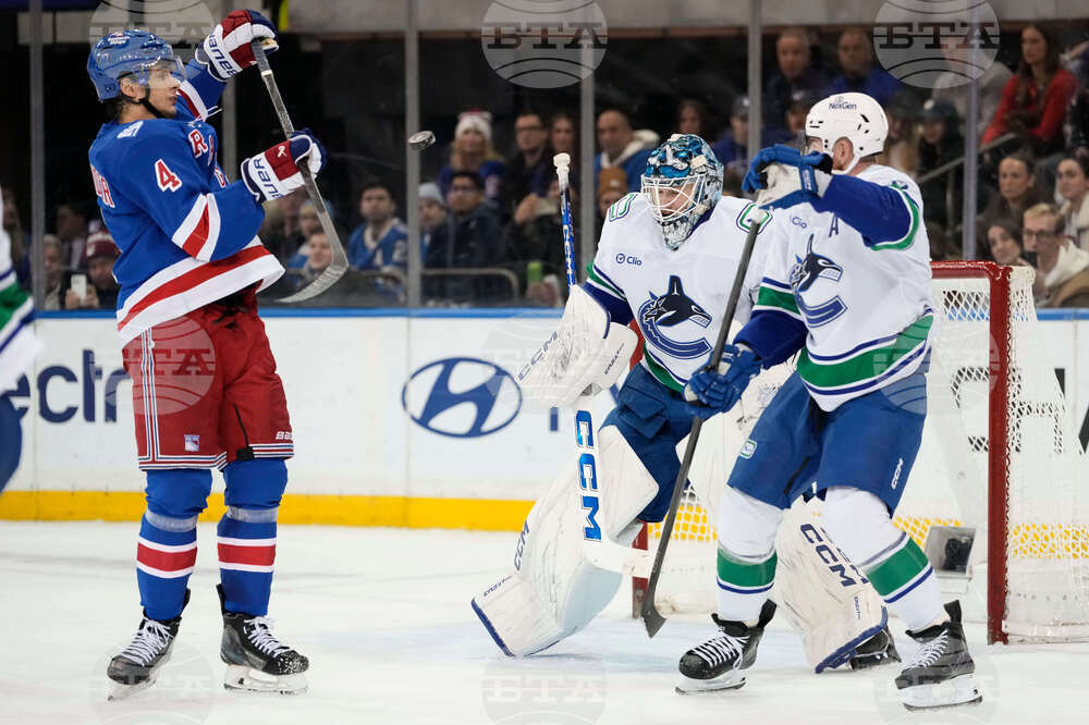 Canucks Rangers Hockey