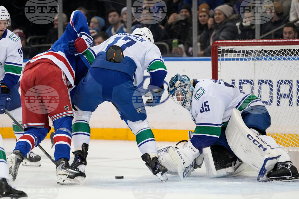 Canucks Rangers Hockey