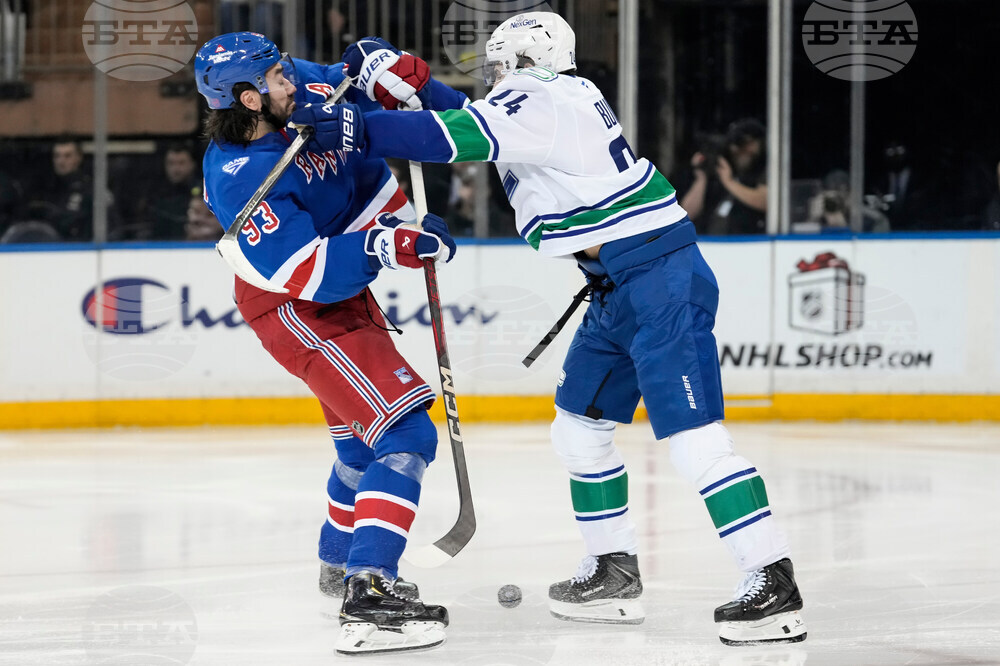 Canucks Rangers Hockey