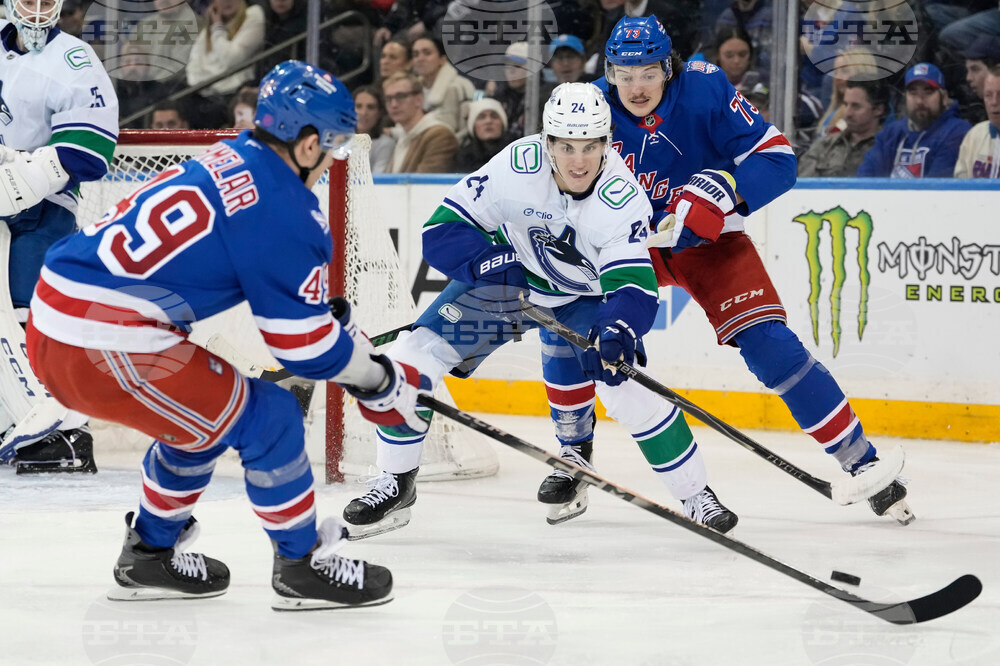 Canucks Rangers Hockey