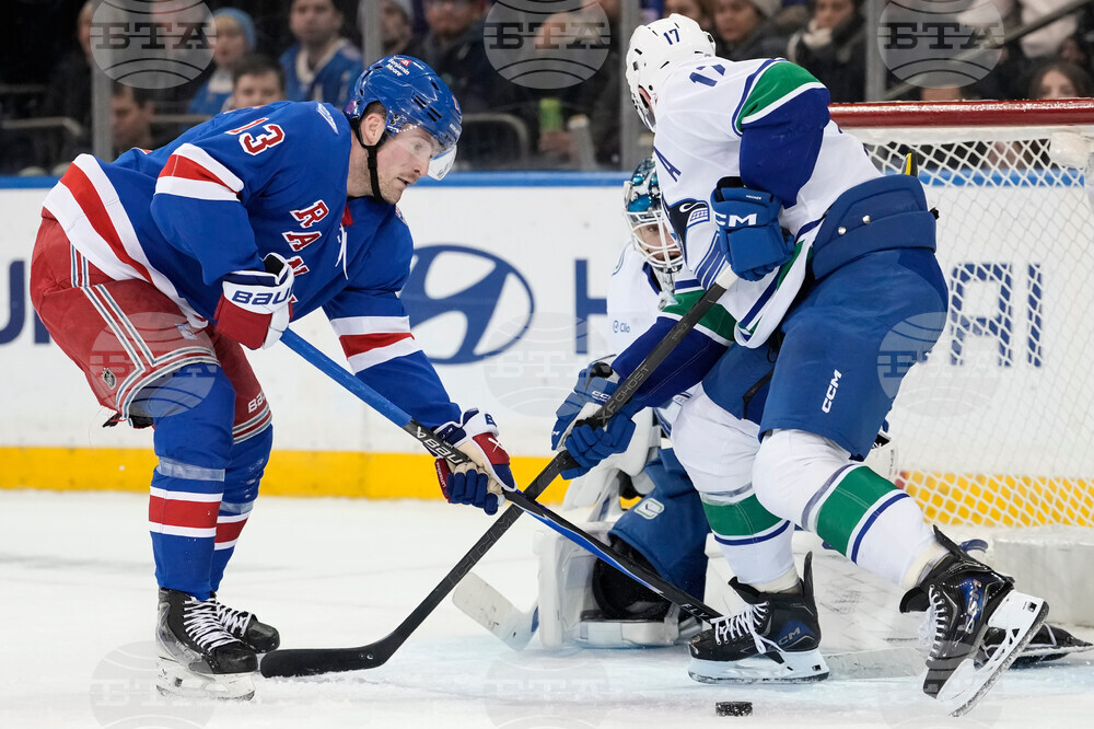 Canucks Rangers Hockey