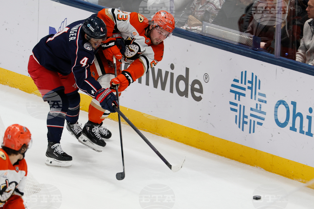 Ducks Blue Jackets Hockey