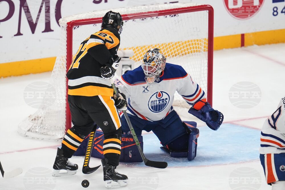 Oilers Penguins Hockey