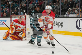 Flames Sharks Hockey