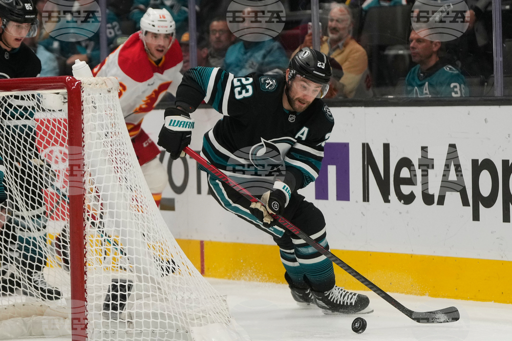 Flames Sharks Hockey