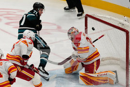 Flames Sharks Hockey