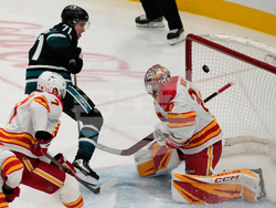Flames Sharks Hockey