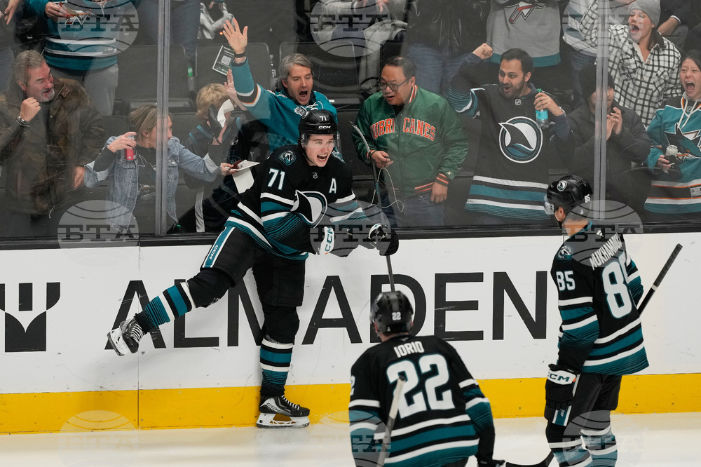 Flames Sharks Hockey